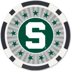 MasterPieces Casino 100 Piece Poker Chip Set - NCAA Michigan State Spartans -Games and Puzzles Shop GUEST c406e9a6 38c5 423e ba21 3066704c54b0