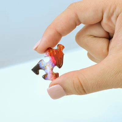 MasterPieces 550 Piece Glitter Christmas Jigsaw Puzzle - Polar Express Ride 7 MasterPieces 550 Piece Glitter Christmas Jigsaw Puzzle - Polar Express Ride - Image 5