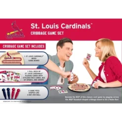 MasterPieces Officially Licensed MLB St. Louis Cardinals Wooden Cribbage Game For Adults -Games and Puzzles Shop GUEST c45bead4 e38d 4c44 83b8 1914ab9a7a70