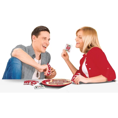 MasterPieces Officially Licensed NCAA Wisconsin Badgers Wooden Cribbage Game For Adults 6 MasterPieces Officially Licensed NCAA Wisconsin Badgers Wooden Cribbage Game For Adults - Image 4