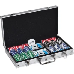 MasterPieces Casino Style 300 Piece Poker Chip Set - NFL Carolina Panthers -Games and Puzzles Shop GUEST c48b996c 8da4 4153 ac7e 4a4d80602678