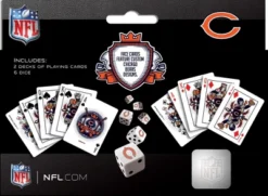MasterPieces Officially Licensed NFL Chicago Bears 2-Pack Playing Cards & Dice Set For Adults 8 MasterPieces Officially Licensed NFL Chicago Bears 2-Pack Playing Cards & Dice Set For Adults -Games and Puzzles Shop GUEST c614773c 77ec 4bb2 ad7c 8f3c0e31023a