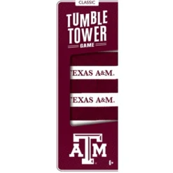 MasterPieces Real Wood Block Tumble Towers - NCAA Texas A&M Aggies