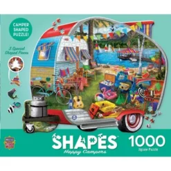 MasterPieces 1000 Piece Jigsaw Puzzle - Happy Campers - 25.6"x20.4"