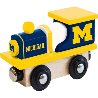 MasterPieces Officially Licensed NCAA Michigan Wolverines Wooden Toy Train Engine For Kids 3 MasterPieces Officially Licensed NCAA Michigan Wolverines Wooden Toy Train Engine For Kids