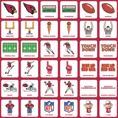 MasterPieces Officially Licensed NFL Arizona Cardinals Matching Game For Kids And Families 4 MasterPieces Officially Licensed NFL Arizona Cardinals Matching Game For Kids And Families - Image 2