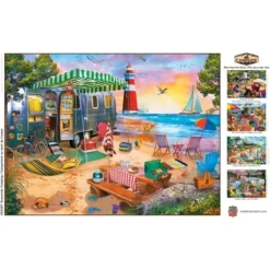 MasterPieces 300 Piece EZ Grip Jigsaw Puzzle - Oceanside Camping - 18"x24" 11 MasterPieces 300 Piece EZ Grip Jigsaw Puzzle - Oceanside Camping - 18"x24" -Games and Puzzles Shop GUEST c8f770b7 1c61 44f5 9e32 0c4835e45401