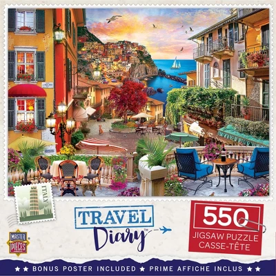 MasterPieces 550 Piece Jigsaw Puzzle - Italian Afternoon - 18"x24" 3 MasterPieces 550 Piece Jigsaw Puzzle - Italian Afternoon - 18"x24"