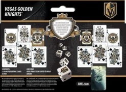 MasterPieces Officially Licensed NHL Las Vegas Golden Knights 2-Pack Playing Cards & Dice Set For Adults -Games and Puzzles Shop GUEST cb7a4cb4 279f 4bbe a91c e213ced65277