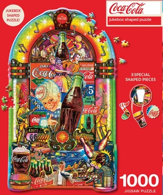 MasterPieces 1000 Piece Jigsaw Puzzle - Coca-Cola Jukebox - 21"x35" 3 MasterPieces 1000 Piece Jigsaw Puzzle - Coca-Cola Jukebox - 21"x35"
