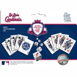 MasterPieces Officially Licensed MLB St. Louis Cardinals 2-Pack Playing Cards & Dice Set For Adults 8 MasterPieces Officially Licensed MLB St. Louis Cardinals 2-Pack Playing Cards & Dice Set For Adults -Games and Puzzles Shop GUEST cd7846b3 f789 417e 94ea 03cafec0b11d