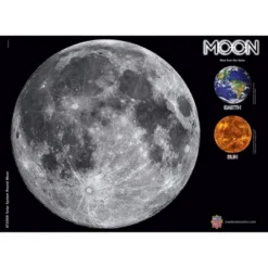 MasterPieces 1000 Piece Round Jigsaw Puzzle - The Moon - 25"x25" -Games and Puzzles Shop GUEST cef0ae47 8889 434c a4cb 8bfdea95ef2b