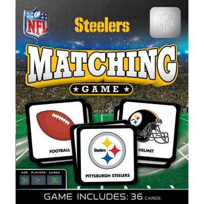 MasterPieces Officially Licensed NFL Pittsburgh Steelers Matching Game For Kids And Families 3 MasterPieces Officially Licensed NFL Pittsburgh Steelers Matching Game For Kids And Families