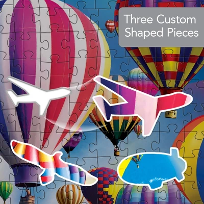 Masterpieces 500 Piece Shaped Puzzle - Hot Air Balloons - 19.09"x24.26" 7 Masterpieces 500 Piece Shaped Puzzle - Hot Air Balloons - 19.09"x24.26" - Image 5