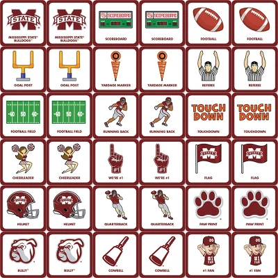 MasterPieces Officially Licensed NCAA Mississippi State Bulldogs Matching Game For Kids And Families 4 MasterPieces Officially Licensed NCAA Mississippi State Bulldogs Matching Game For Kids And Families - Image 2