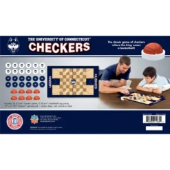 MasterPieces Officially Licensed NCAA UCONN Huskies Checkers Board Game For Families And Kids Ages 6 And Up -Games and Puzzles Shop GUEST cf8b91ef f2a1 4f44 b1db d1bead79ffb8