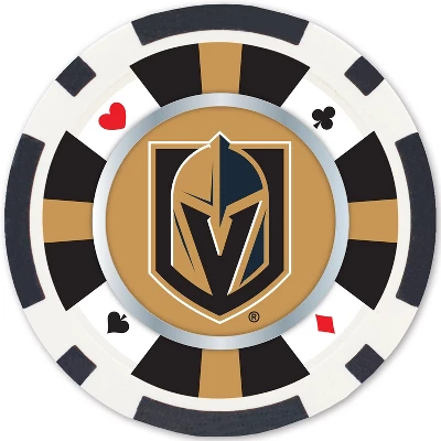 MasterPieces Casino 100 Piece Poker Chip Set - NHL Las Vegas Golden Knights 4 MasterPieces Casino 100 Piece Poker Chip Set - NHL Las Vegas Golden Knights - Image 2