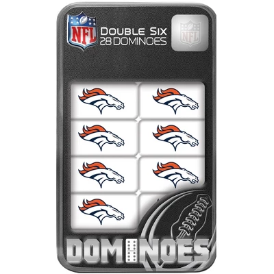 MasterPieces Officially Licensed NFL Denver Broncos 28 Piece Dominoes Game For Adults 3 MasterPieces Officially Licensed NFL Denver Broncos 28 Piece Dominoes Game For Adults