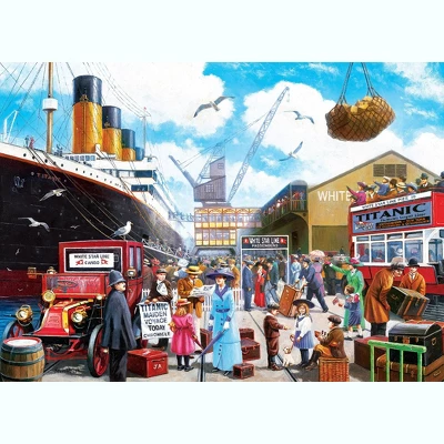 MasterPieces 1000 Piece Jigsaw Puzzle - Titanic Boarding - 19.25"x26.75" 4 MasterPieces 1000 Piece Jigsaw Puzzle - Titanic Boarding - 19.25"x26.75" - Image 2
