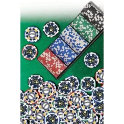 MasterPieces Casino Style 100 Piece Poker Chip Set - MLB Milwaukee Brewers -Games and Puzzles Shop GUEST d20f211d 8822 4d45 b770 d81f77605123