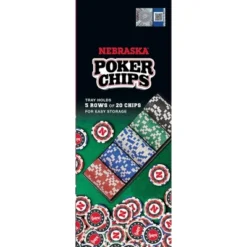 MasterPieces Casino 100 Piece Poker Chip Set - NCAA Nebraska Cornhuskers -Games and Puzzles Shop GUEST d31f0259 c8a6 43a0 bce5 205befb007d3