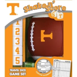 MasterPieces Officially Licsenced NCAA Tennessee Volunteers Shake N' Score Dice Game For Age 6 And Up