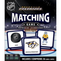 MasterPieces Officially Licensed NHL Nashville Predators Matching Game For Kids And Families