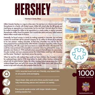 MasterPieces Inc Hershey's Candy Shop 1000 Piece Jigsaw Puzzle 4 MasterPieces Inc Hershey's Candy Shop 1000 Piece Jigsaw Puzzle - Image 2