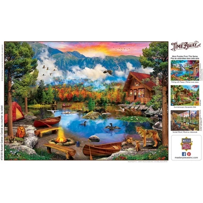 MasterPieces 1000 Piece Jigsaw Puzzle - Sunset Canoe - 19.25"x26.75" 6 MasterPieces 1000 Piece Jigsaw Puzzle - Sunset Canoe - 19.25"x26.75" - Image 4