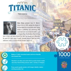 MasterPieces 1000 Piece Jigsaw Puzzle - Titanic Underway - 19.25"x26.75" 10 MasterPieces 1000 Piece Jigsaw Puzzle - Titanic Underway - 19.25"x26.75" -Games and Puzzles Shop GUEST d58b6664 28c2 4d3d bb89 10462bb0da33