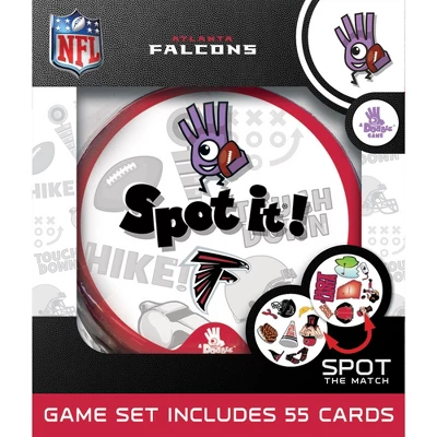 MasterPieces Officially Licensed NFL Atlanta Falcons Spot It Game For Kids And Adults 3 MasterPieces Officially Licensed NFL Atlanta Falcons Spot It Game For Kids And Adults
