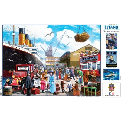 MasterPieces 1000 Piece Jigsaw Puzzle - Titanic Boarding - 19.25"x26.75" 6 MasterPieces 1000 Piece Jigsaw Puzzle - Titanic Boarding - 19.25"x26.75" - Image 4