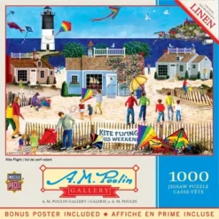 MasterPieces 1000 Piece Jigsaw Puzzle - Kite Flight - 19.25"x26.75"