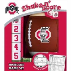 MasterPieces Officially Licsenced NCAA Ohio State Buckeyes Shake N' Score Dice Game For Age 6 And Up