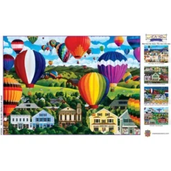 MasterPieces 1000 Piece Jigsaw Puzzle - Hot Air Adrift - 19.25"x26.75" -Games and Puzzles Shop GUEST d974fb7b b4e5 49e0 8618 0bf002c5b3b2