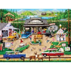 MasterPieces 550 Piece Jigsaw Puzzle - Greetings From The National Parks -Games and Puzzles Shop GUEST d997c285 191b 44e2 9577 cc5f1d29f466