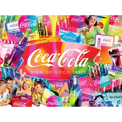 MasterPieces 300 Piece EZ Grip Puzzle - Coca-Cola Sign Of Good Taste 4 MasterPieces 300 Piece EZ Grip Puzzle - Coca-Cola Sign Of Good Taste - Image 2