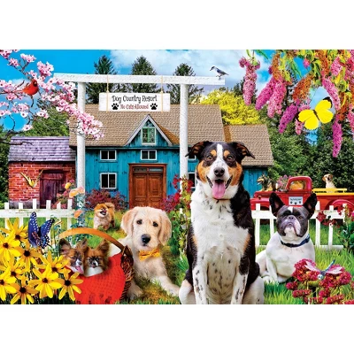MasterPieces 1000 Piece Puzzle - Dog's Country Resort - 19.25"x26.75" 4 MasterPieces 1000 Piece Puzzle - Dog's Country Resort - 19.25"x26.75" - Image 2