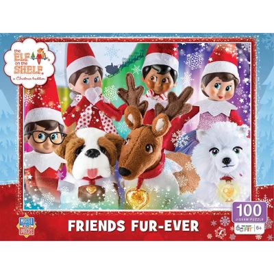 MasterPieces 100 Piece Kids Christmas Jigsaw Puzzle - Friends Fur-ever 3 MasterPieces 100 Piece Kids Christmas Jigsaw Puzzle - Friends Fur-ever