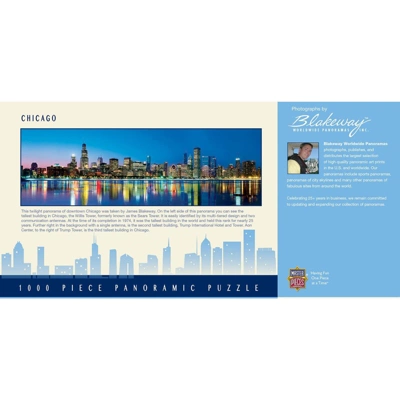 MasterPieces Inc Downtown Chicago Illinois 1000 Piece Panoramic Jigsaw Puzzle 3 MasterPieces Inc Downtown Chicago Illinois 1000 Piece Panoramic Jigsaw Puzzle