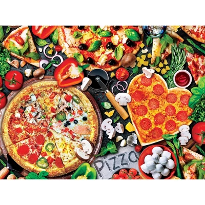 MasterPieces 300 Piece EZ Grip Jigsaw Puzzle - Viva La Pizza - 18"x24" 4 MasterPieces 300 Piece EZ Grip Jigsaw Puzzle - Viva La Pizza - 18"x24" - Image 2