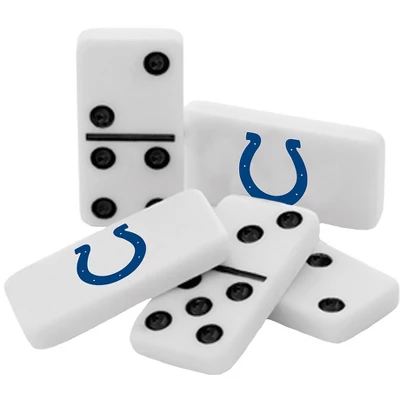 MasterPieces Officially Licensed NFL Indianapolis Colts 28 Piece Dominoes Game For Adults 4 MasterPieces Officially Licensed NFL Indianapolis Colts 28 Piece Dominoes Game For Adults - Image 2