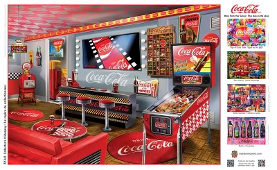MasterPieces 300 Piece EZ Grip Puzzle - Coke Collector's Hideaway - 18"x24" 6 MasterPieces 300 Piece EZ Grip Puzzle - Coke Collector's Hideaway - 18"x24" - Image 4
