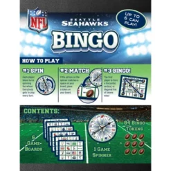 MasterPieces Kids Games - NFL Seattle Seahawks Bingo Game -Games and Puzzles Shop GUEST e0292b38 c159 4d37 b3ca 5a2153aeaa94