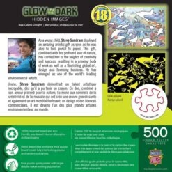 MasterPieces Inc Sea Castle Delight 500 Piece Hidden Images Glow In The Dark Jigsaw Puzzle