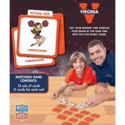 MasterPieces Officially Licensed NCAA Virginia Cavaliers Matching Game For Kids And Families -Games and Puzzles Shop GUEST e0e183f7 cd53 4542 ab28 23ee0aa586b1
