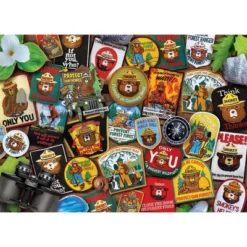 MasterPieces 1000 Piece Jigsaw Puzzle - Smokey Bear Patches - 20"x27" -Games and Puzzles Shop GUEST e3086038 f865 49bc 8e14 4e0207a07677