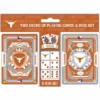MasterPieces Officially Licensed NCAA Texas Longhorns 2-Pack Playing Cards & Dice Set For Adults 1 MasterPieces Officially Licensed NCAA Texas Longhorns 2-Pack Playing Cards & Dice Set For Adults -Games and Puzzles Shop GUEST e30ee1d3 e2f9 425f 82b4 8e497ddb7364
