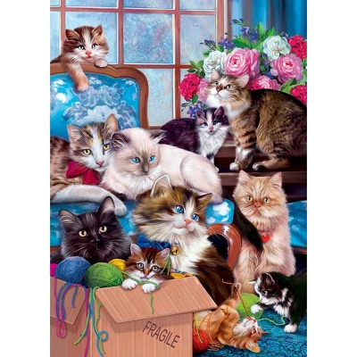 MasterPieces Inc Furry Friends Trouble Makers 1000 Piece Jigsaw Puzzle 4 MasterPieces Inc Furry Friends Trouble Makers 1000 Piece Jigsaw Puzzle - Image 2