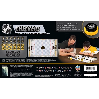 MasterPieces Officially Licensed NHL Boston Bruins Checkers Board Game For Families And Kids Ages 6 And Up 5 MasterPieces Officially Licensed NHL Boston Bruins Checkers Board Game For Families And Kids Ages 6 And Up - Image 3